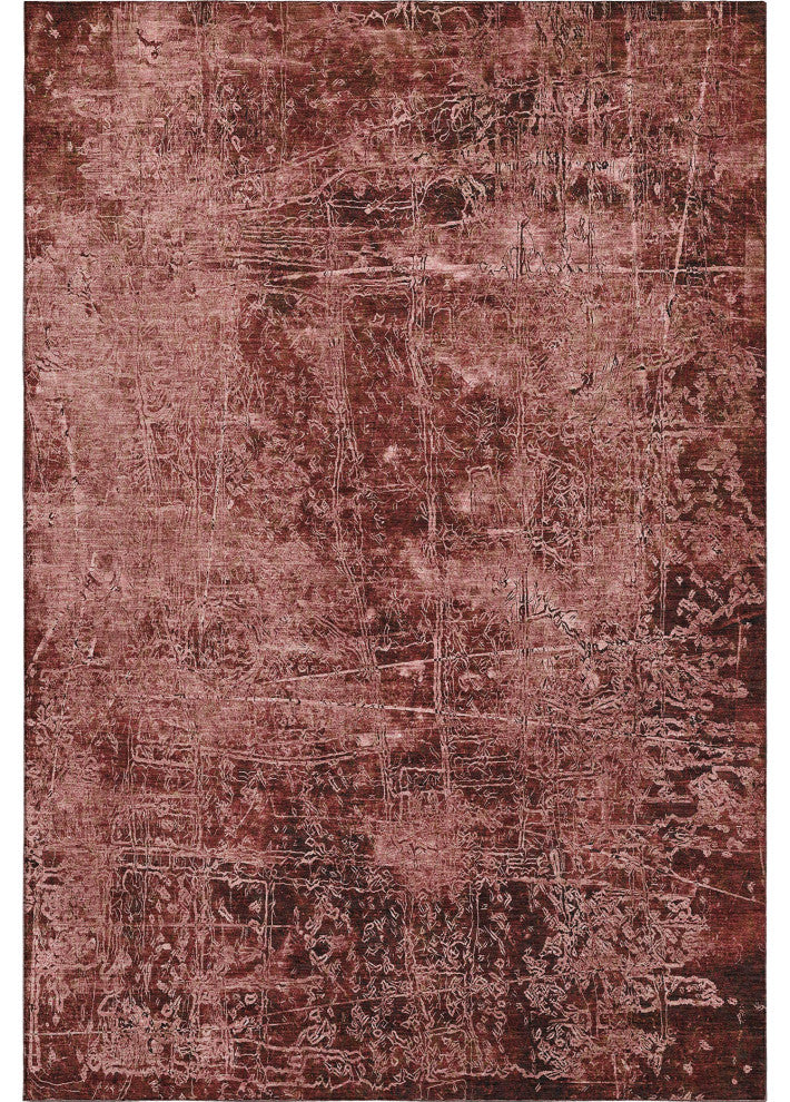 Premium Machine Washable Mayfield AMF559 Merlot 5' x 7'6" Rug