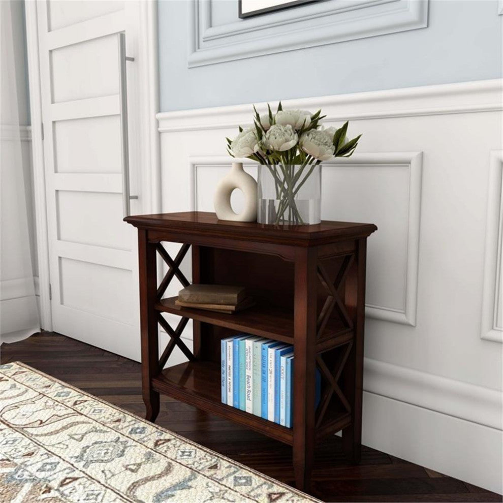Butler Specialty Plantation Cherry 2 Shelf Low Bookcase In Cherry