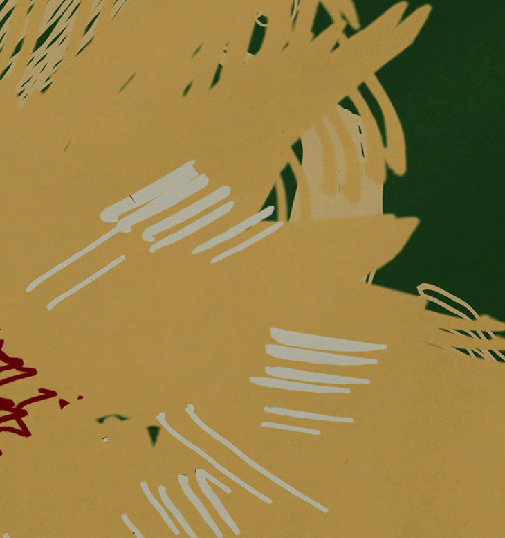 Polyester Placement, Floral, Set of 4