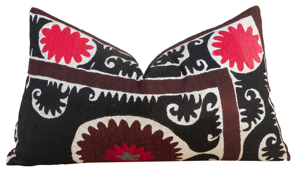 Tahmina Gul Suzani Lumbar Pillow