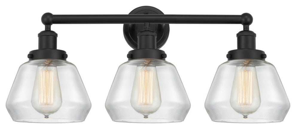 Fulton 3-Light 24.5" Bath Vanity-Light Matte Black