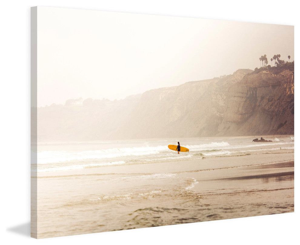 "Surfer Girl" by Morgan Hartley Painting Print Wrapped Canvas, 36x24
