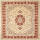 Ahgly Company Indoor Square Traditional Area Rugs, 3' Square