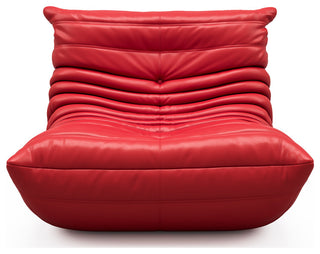Microfiber Leather Standard Bean Bag Chair and Lounger