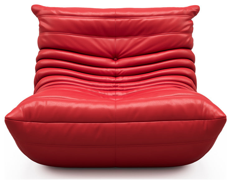 Microfiber Leather Standard Bean Bag Chair and Lounger