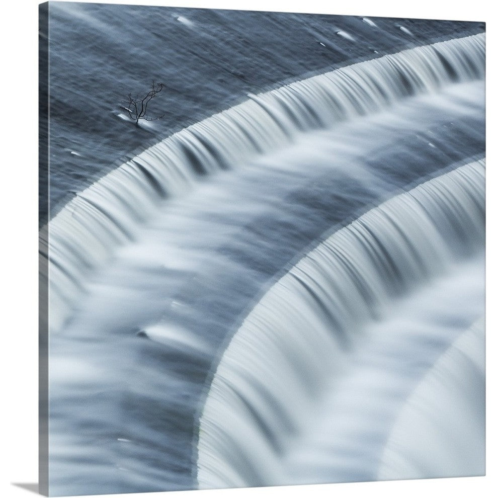 "Timeless Flow" Wrapped Canvas Art Print, 24"x24"x1.5"