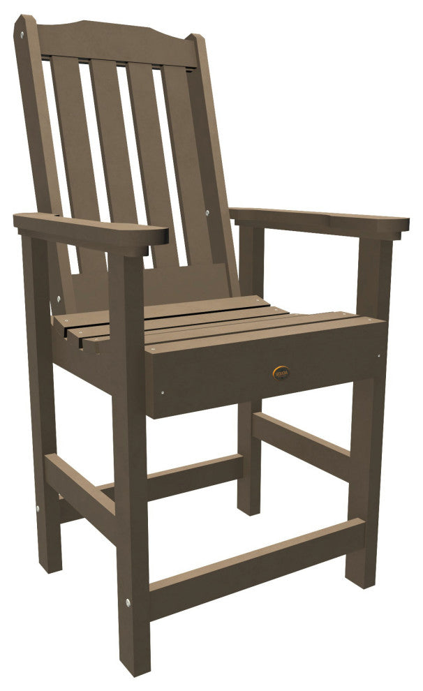 Springville Arm Chair, Counter Height, Woodland Brown