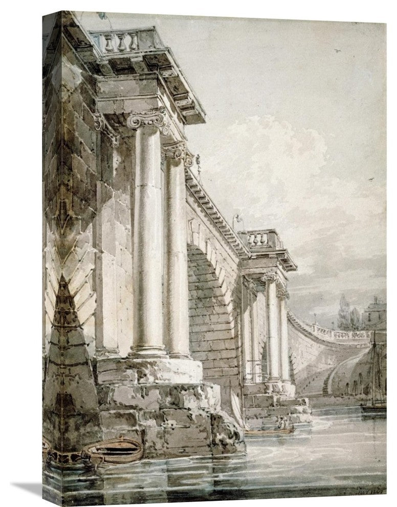 "Old Blackfriars Bridge, London" Artwork, 15" x 22"