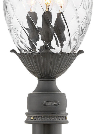 Hinkley Plantation Large Post Top Or Pier Mount Lantern, Museum Black