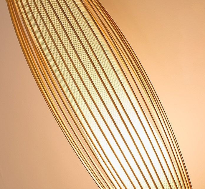 Rubi | Modern Japanese Bamboo Wall Lamp