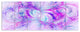 Light Purple Fractal Texture, Abstract Canvas Art Print, 70"x28", 6 Panels