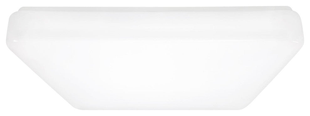 Vitus Small LED Square Ceiling Flush Mount, White