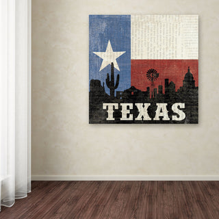'Texas' Canvas Art by Moira Hershey