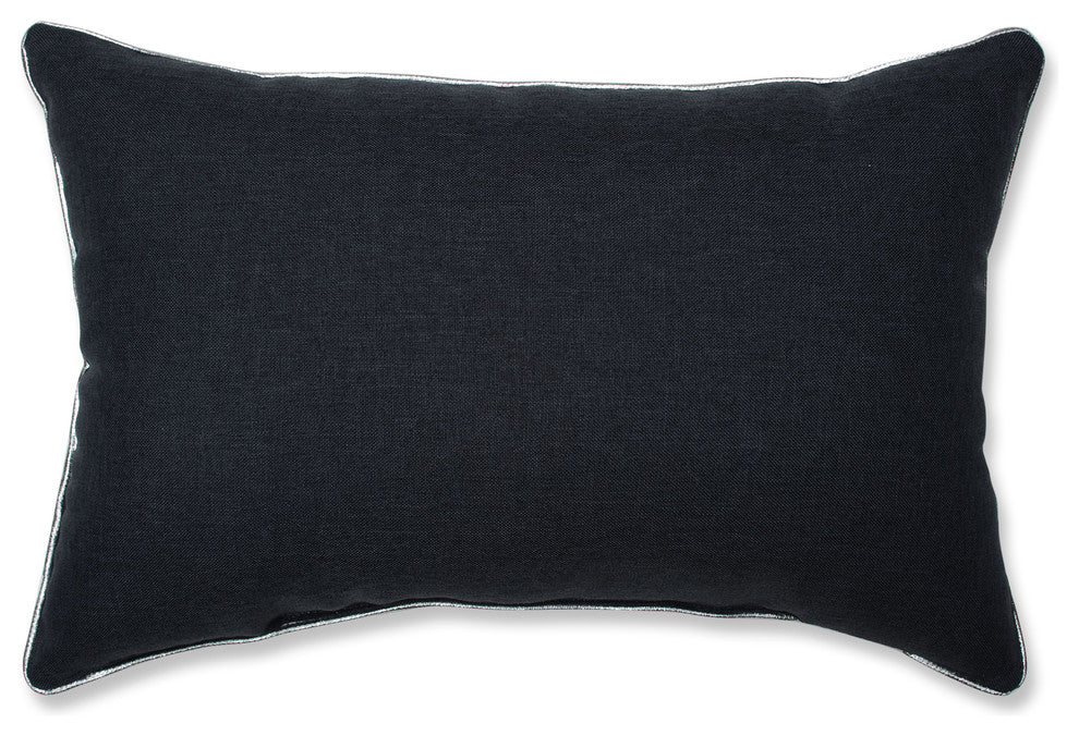 Jeweled Christmas Lumbar Pillow  Gray
