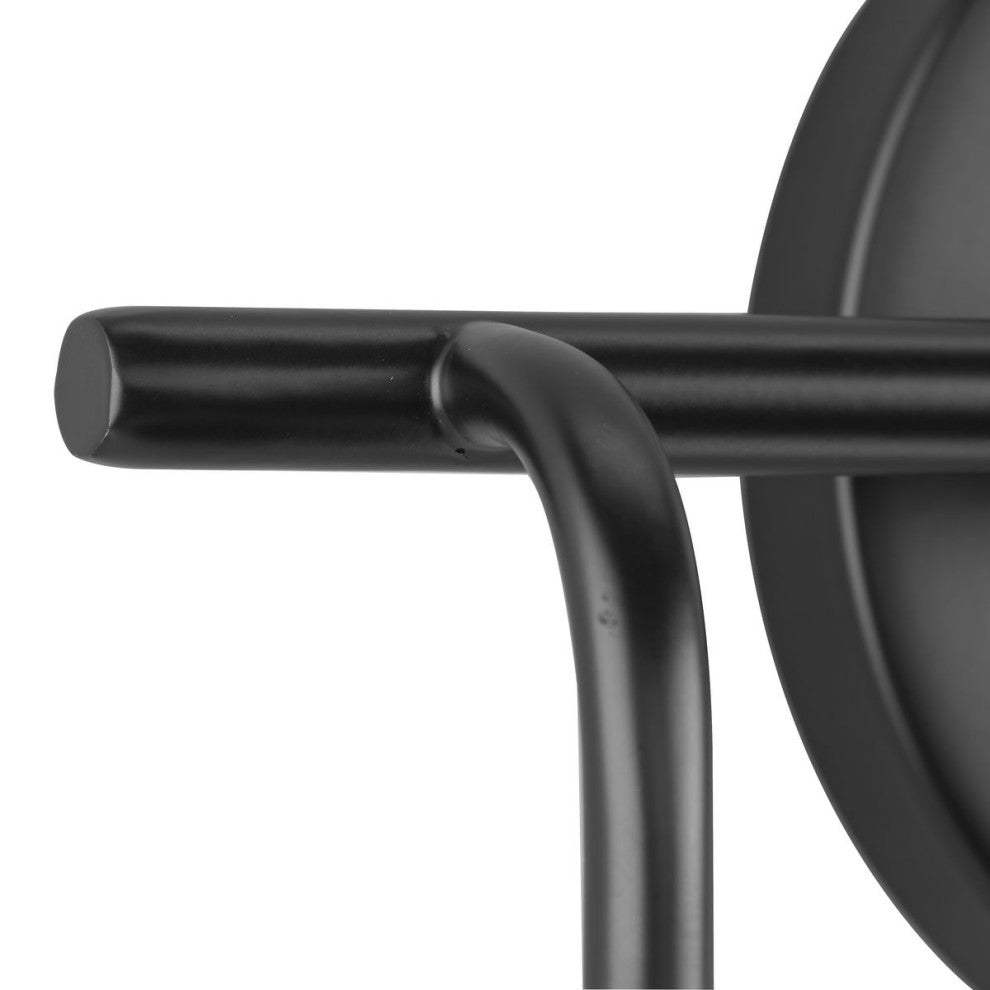 Lexie Collection Contemporary Vanity Light, Matte Black