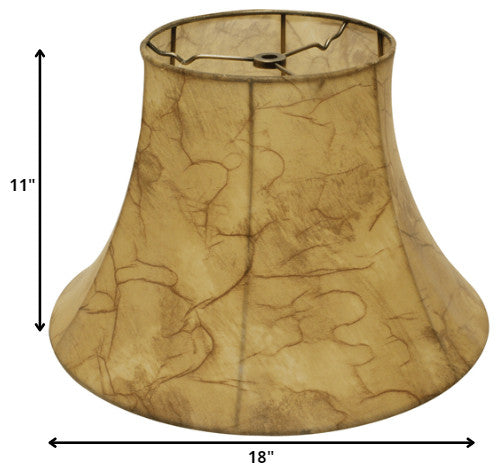 18" Antique Parchment Slanted Softback Lampshade