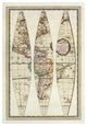 "Globo Terrestre I, 1792" Digital Paper Print by Giovanni Maria Cassini, 23"x32"