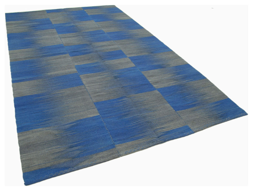 Rug N Carpet - Hand-knotted Oriental 6' 6'' x 10' 7'' Unique Wool Kilim Rug