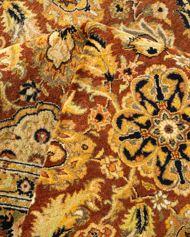 Mogul, One-of-a-Kind Hand-Knotted Area Rug Orange, 6'1"x8'10"