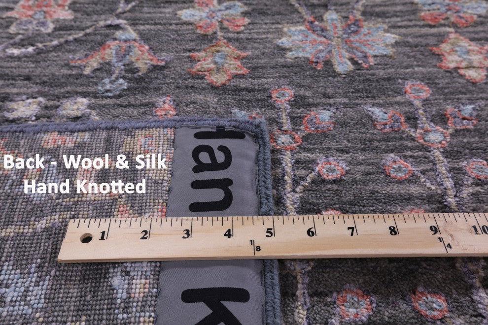 9' 11" X 14' 2" Persian Ziegler Handmade Wool & Silk Rug - Q15557