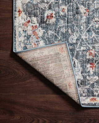 Loloi II Cassandra Blue / Rust 2'-6" X 10'-0" Area Rug