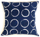 Sadza Circles Pillow -Touareg Indigo