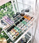 Diamond Collection 5-Tier Acrylic Makeup Organizer With Flip Top