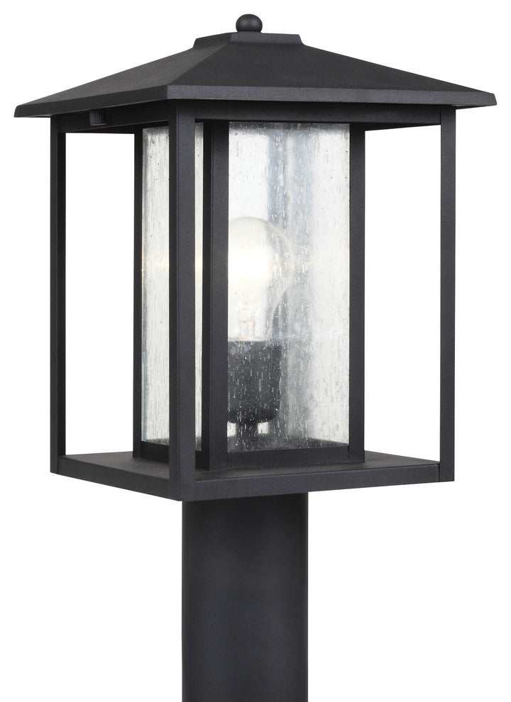 Generation Lighting Lighting 1-Light Outdoor Post Lantern, Black