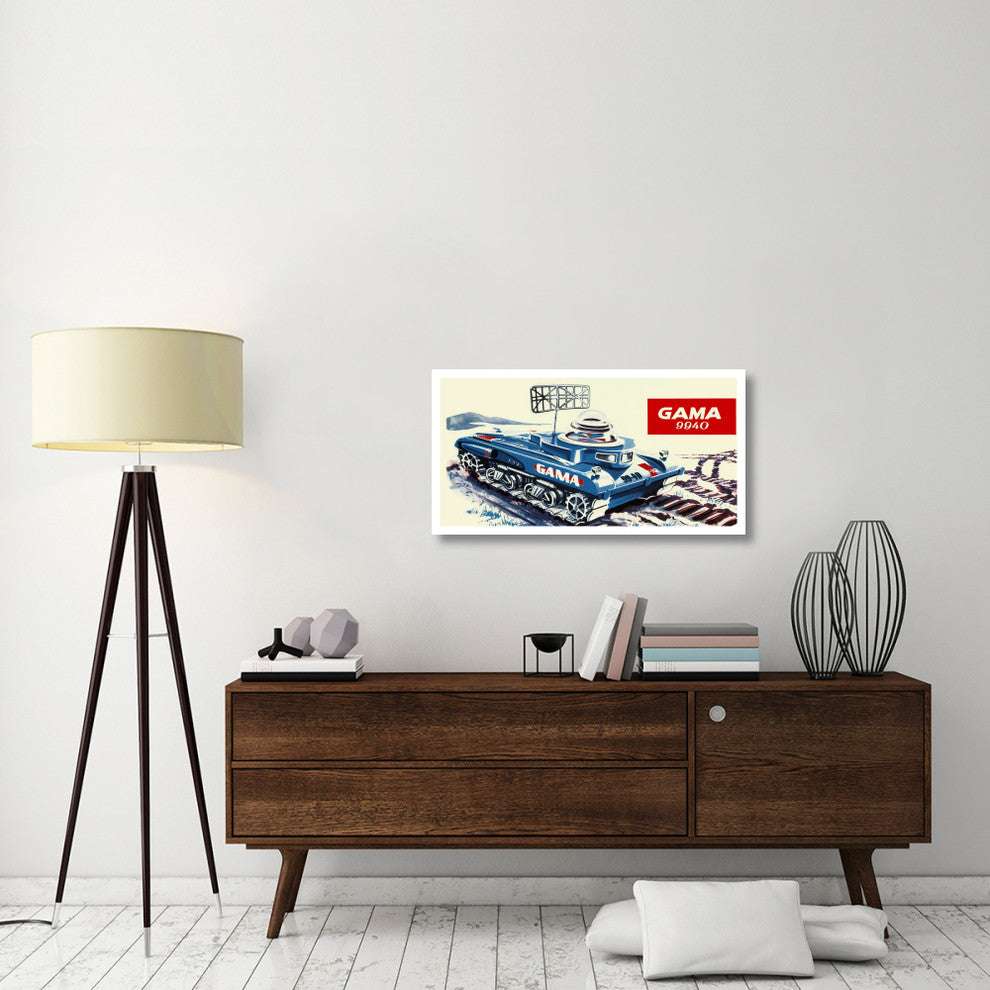 "Gama 9940 Space Tank" Digital Paper Print by Retrotrans, 38"x20"