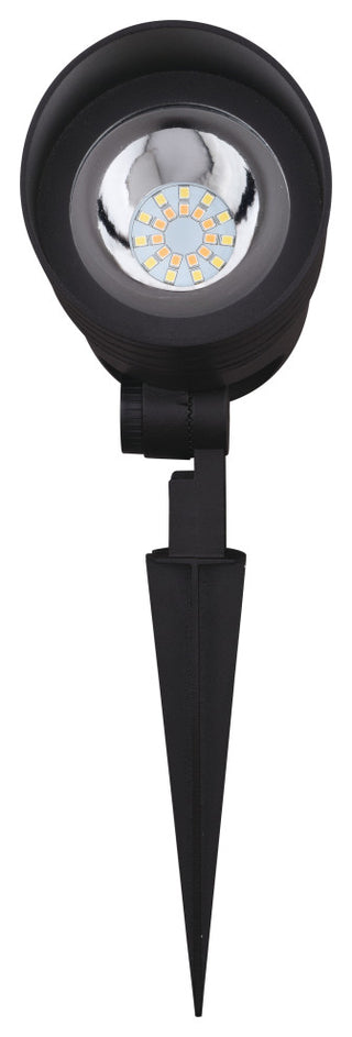 Low-Voltage Aluminum Black Outdoor Landscape Path Flood Light LED Clear Glass