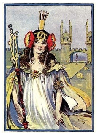 The Princess of Oz - Gallery Wrapped Canvas Art 28" x 42"