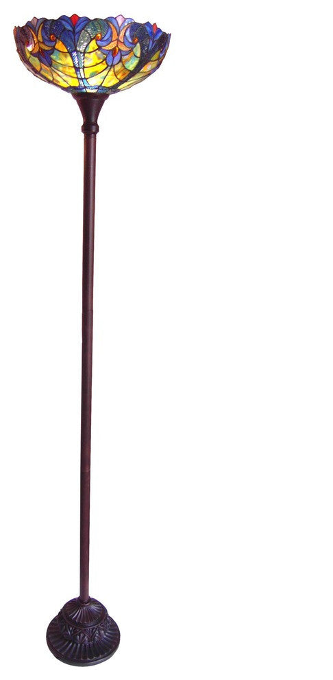 Liaison 1-Light Victorian Torchiere Floor Lamp