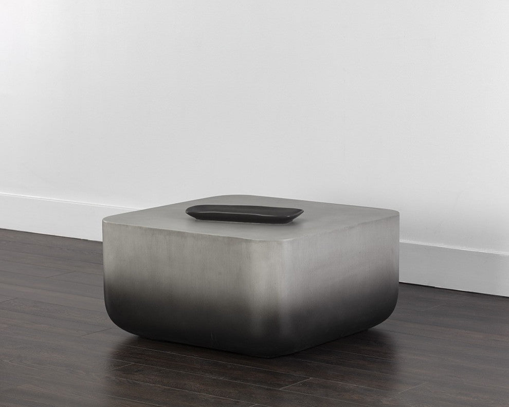 Strut Coffee Table, Black Ombre