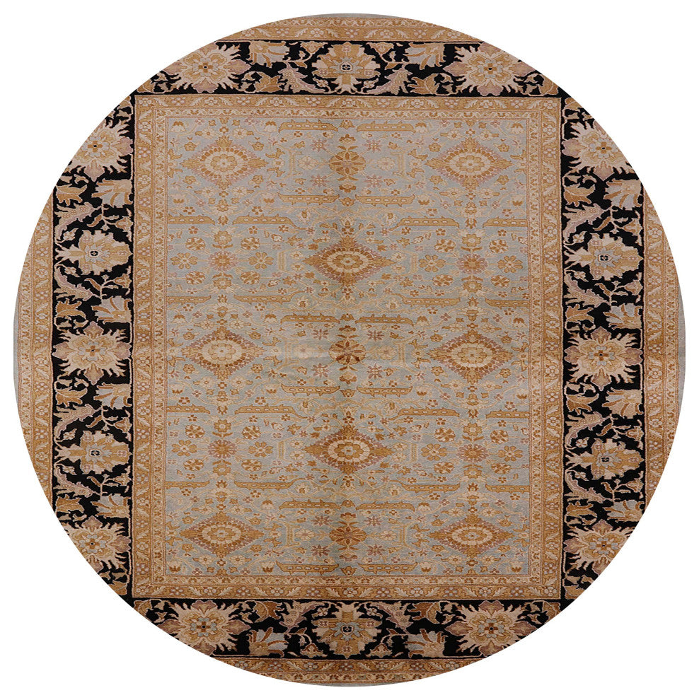 Ahgly Company Indoor Round Mid-Century Modern Area Rugs, 3' Round