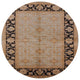 Ahgly Company Indoor Round Mid-Century Modern Area Rugs, 3' Round