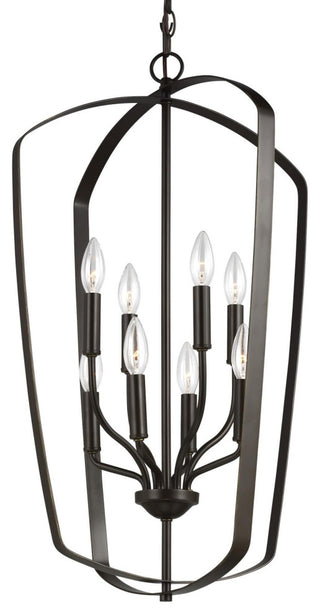 Generation Lighting 5134908 Romee 8 Light 18"W Pendant - Chrome
