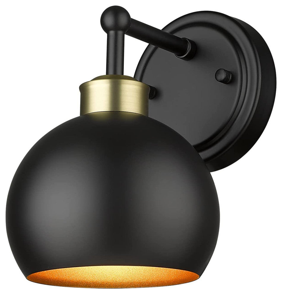 Industrial Farmhouse Wall Lamp Vintage Black Wall Sconce