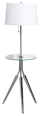 Kenroy 30510CH 1-Light Floor Lamp, Rosie