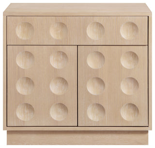 Compass Oak Veneer Nightstand, Natural
