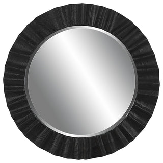 Uttermost 09798 Caribou Dark Espresso Round Mirror
