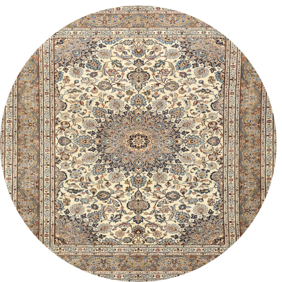 Ahgly Company Indoor Round Traditional Area Rugs, 4' Round