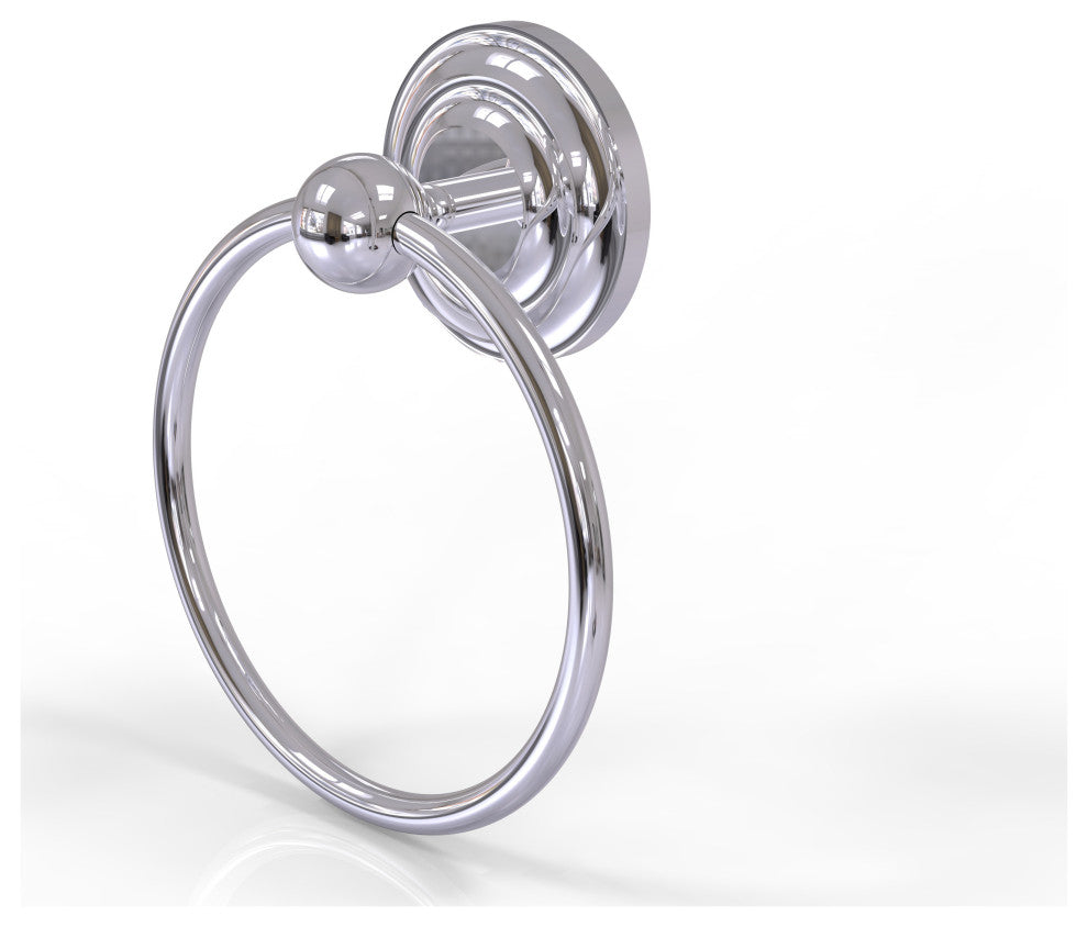 Que New Towel Ring, Polished Chrome