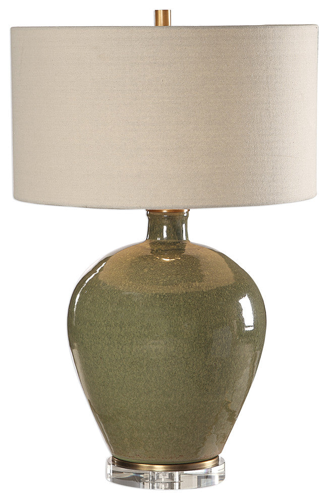 Elva Emerald Table Lamp