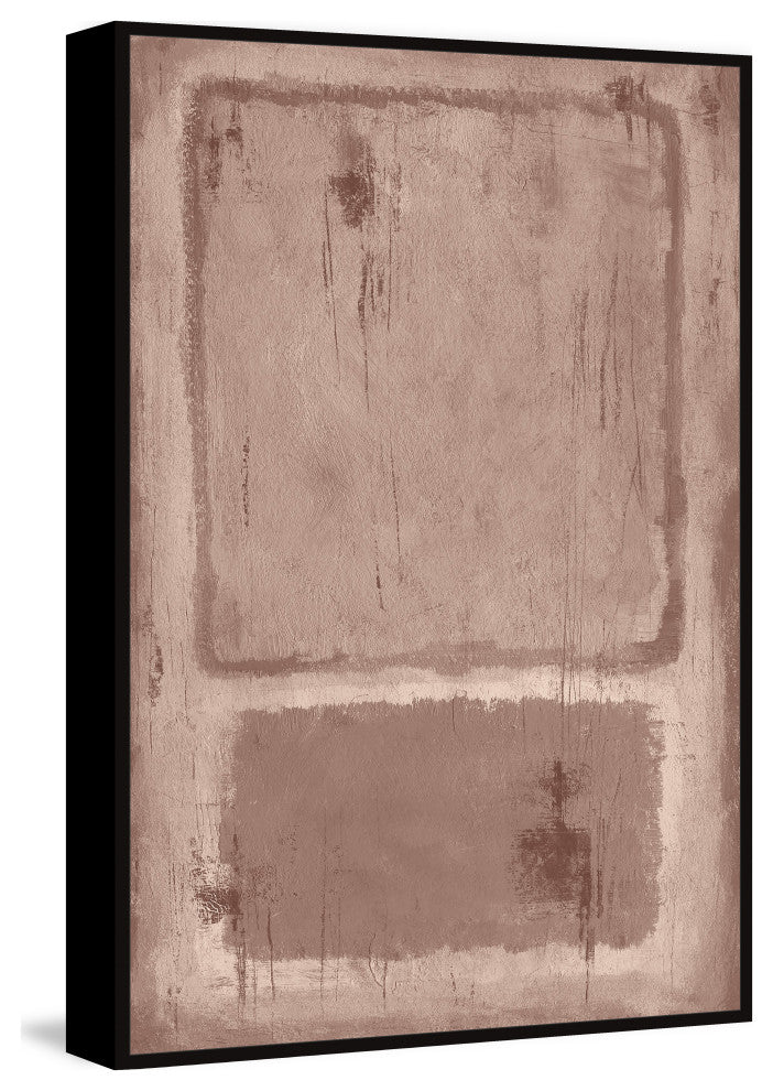 "Unequal Division" Floater Framed Painting Print on Canvas, 12x18