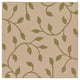Rug Unique Loom Outdoor Botanical Green Square 6' 0 x 6' 0