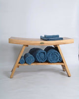 EcoDecors EarthyTeak Serenity Style Shower Bench, 30"