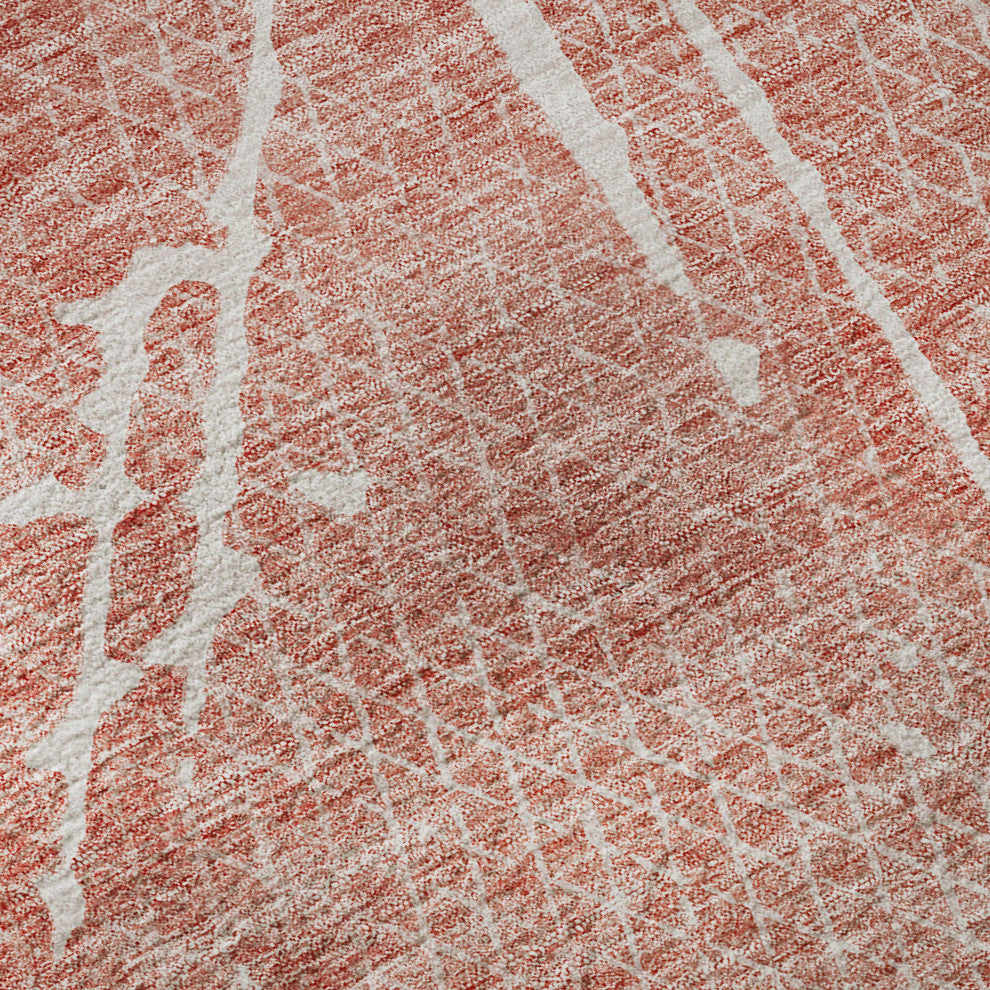 Premium Machine Washable Mayfield AMF628 Blush 1'8" x 2'6" Rug