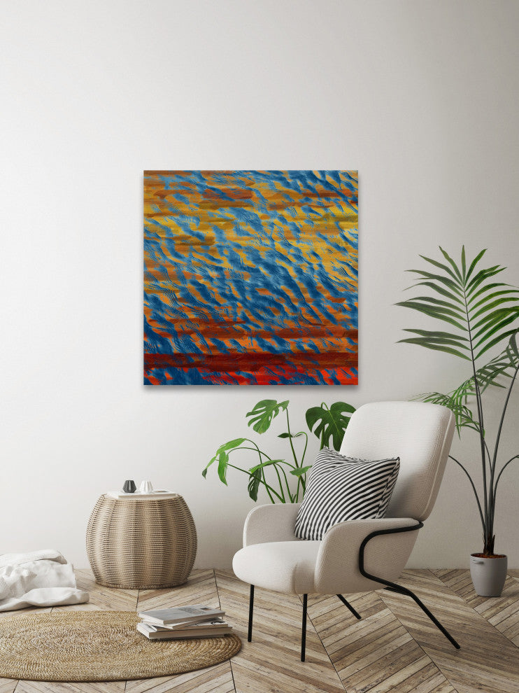 "Treasure Coast" Print on Canvas, 32"x32"