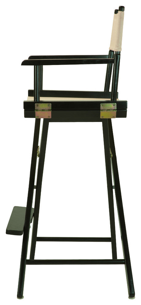 030" Director's Chair Black Frame-Natural/Wheat Canvas