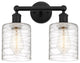 Innovations 616-2W-BK-G1113 2 Light Bath Vanity Light, Matte Black